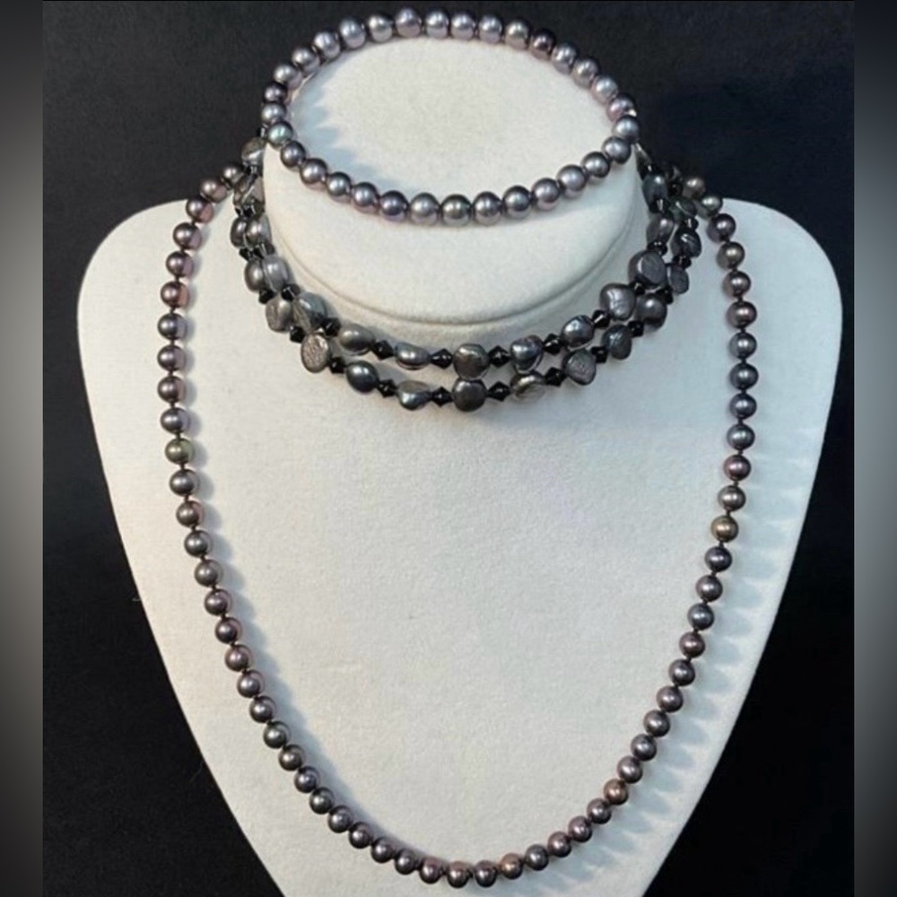 Black Pearl Jewelry Set